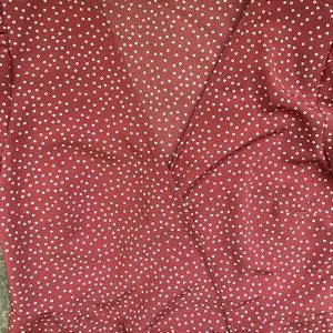 Top Shop Polka Dot Wrap Dress